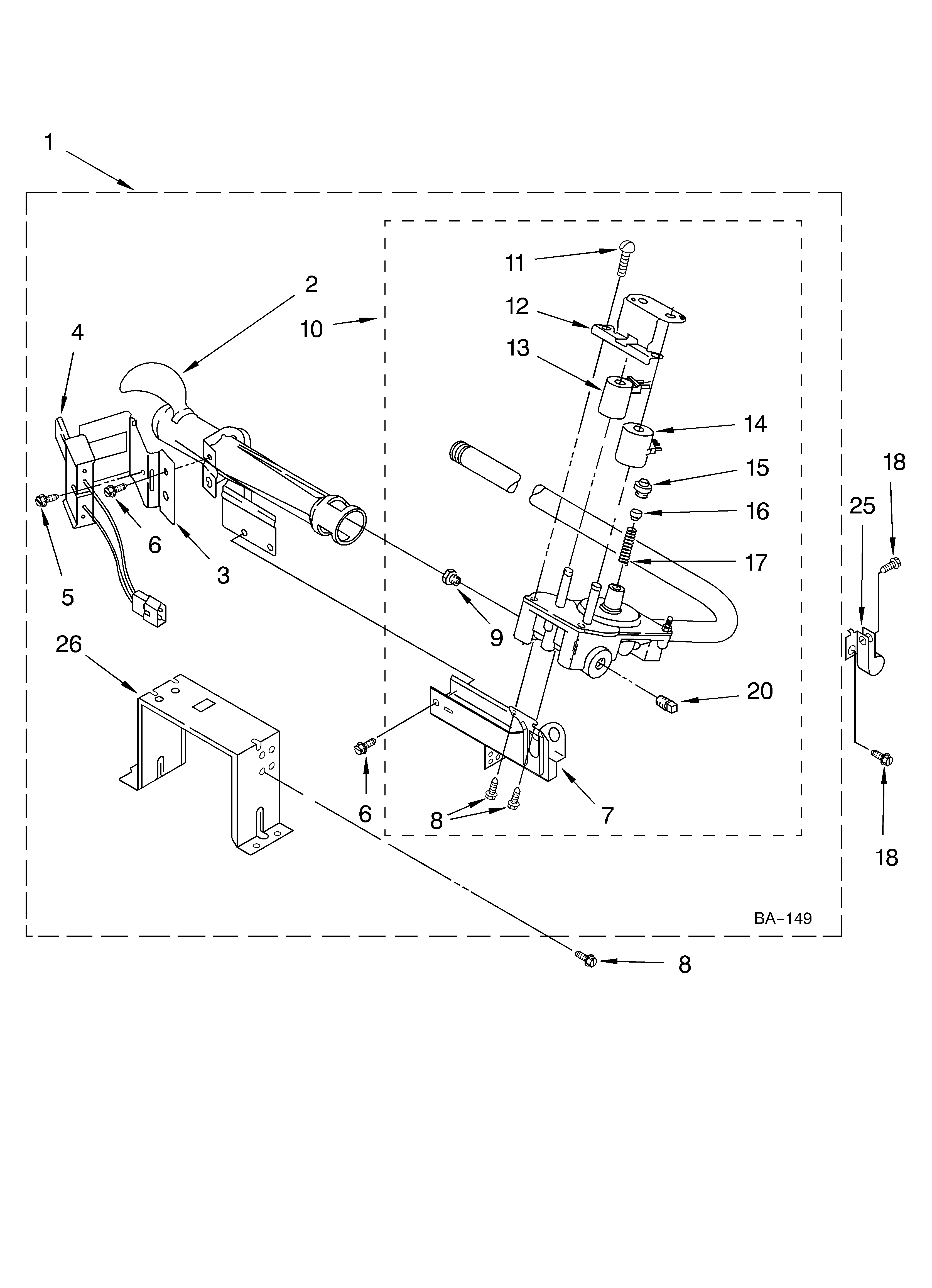 8318276 BURNER ASSEMBLY