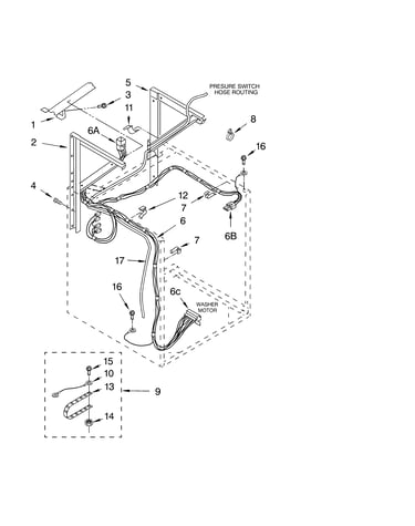 Dryer support and washer