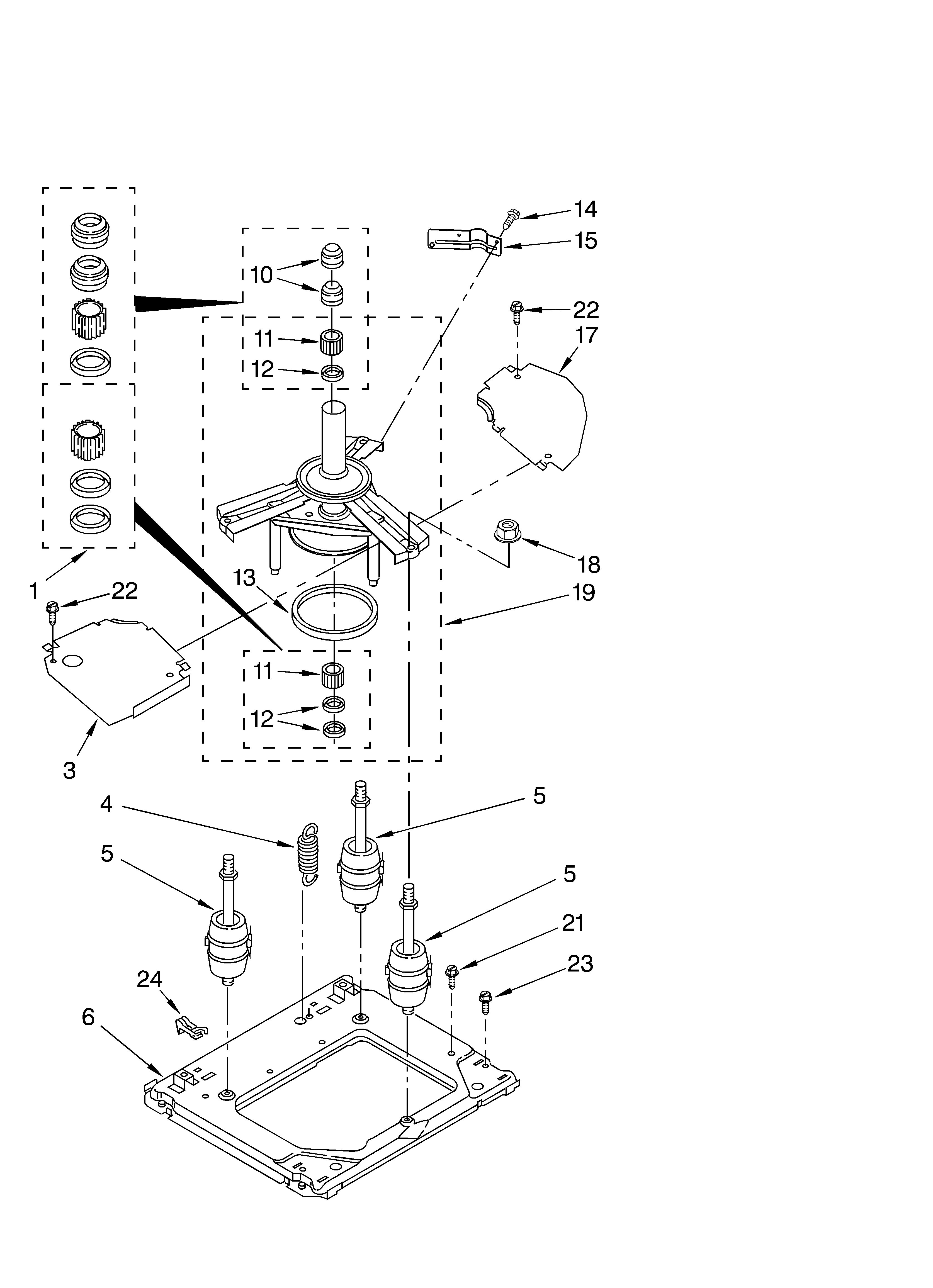 Machine base