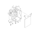 Whirlpool LTG5243DQ3 washer cabinet diagram