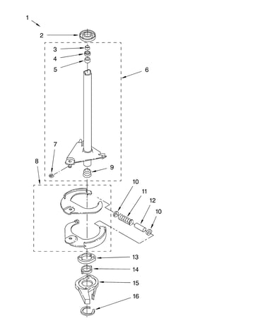 Brake and drive tube