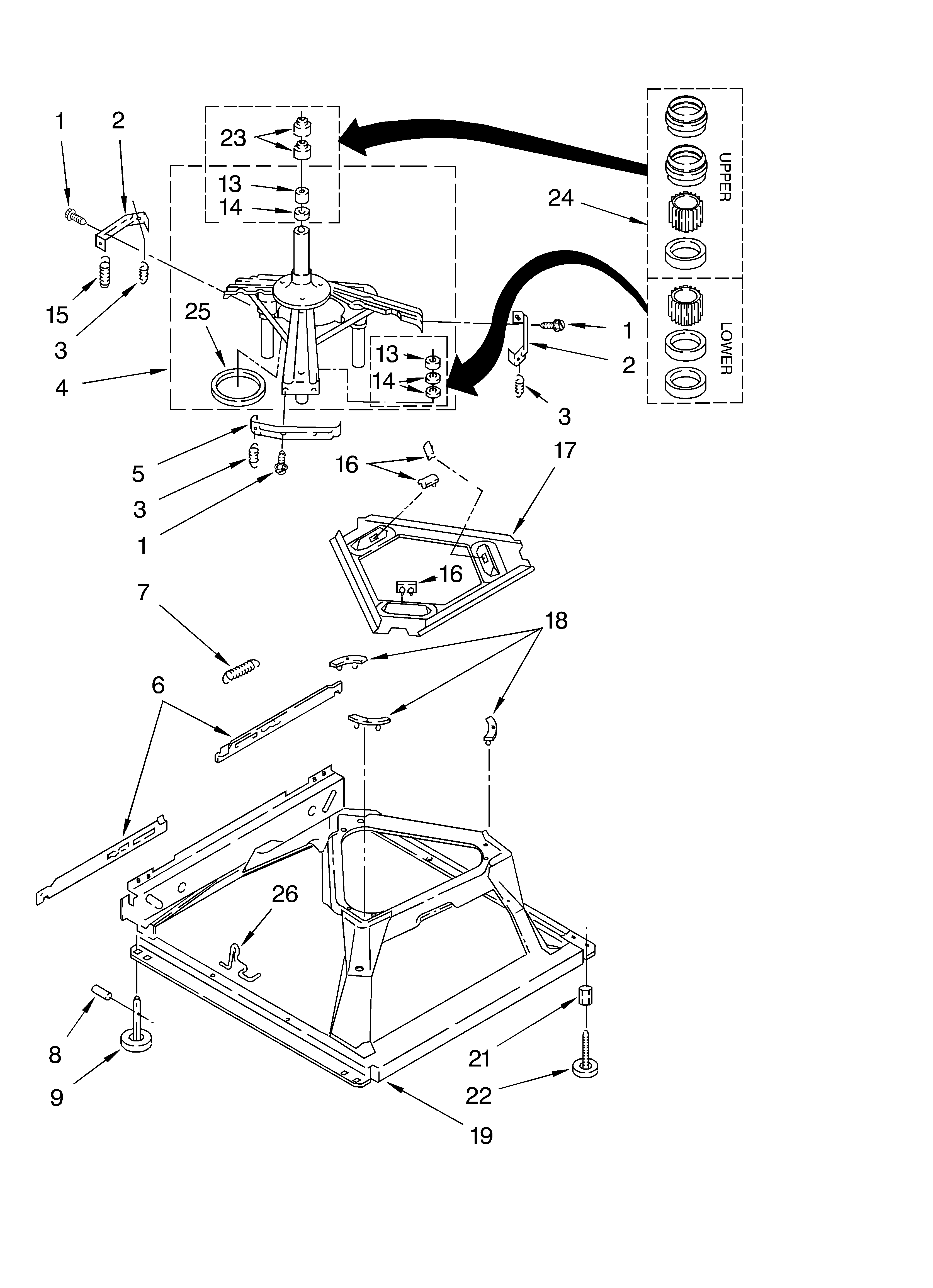 Machine base
