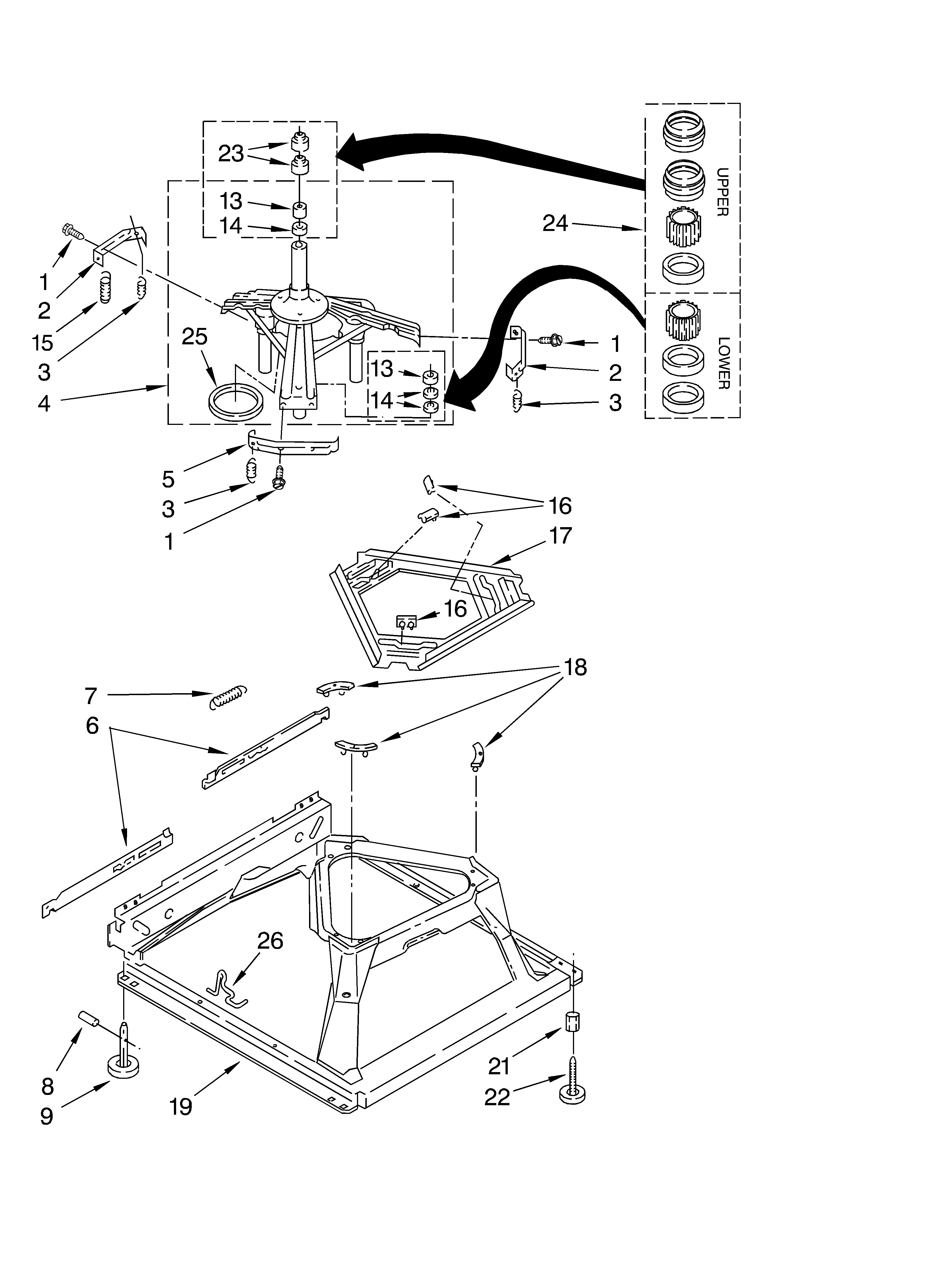 Machine base