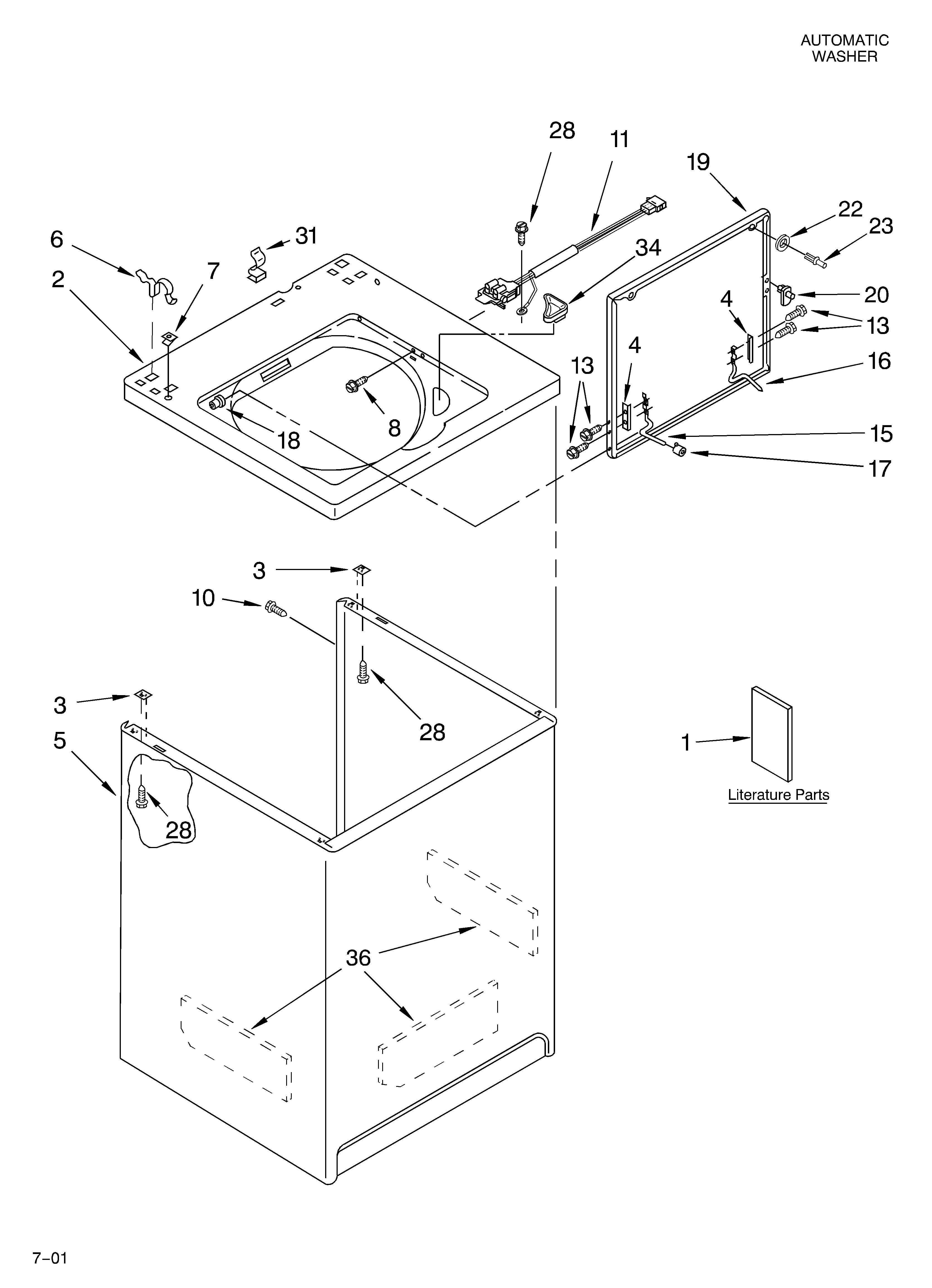 TOP AND CABINET/LITERATURE