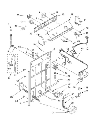 Controls and rear panel