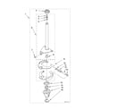 Whirlpool GSQ9611KT1 brake and drive tube diagram