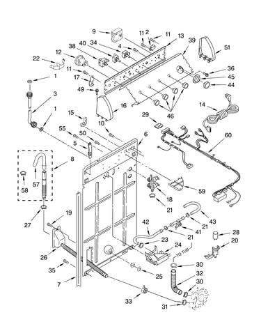 Controls and rear panel