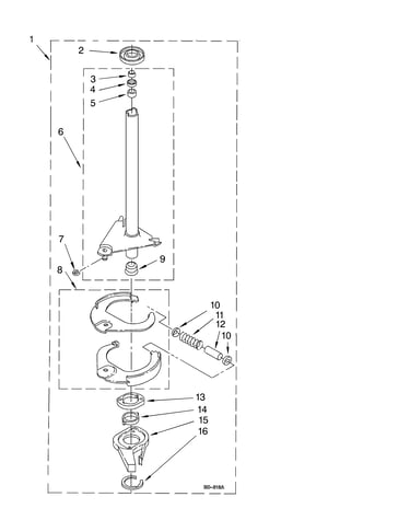 Brake and drive tube