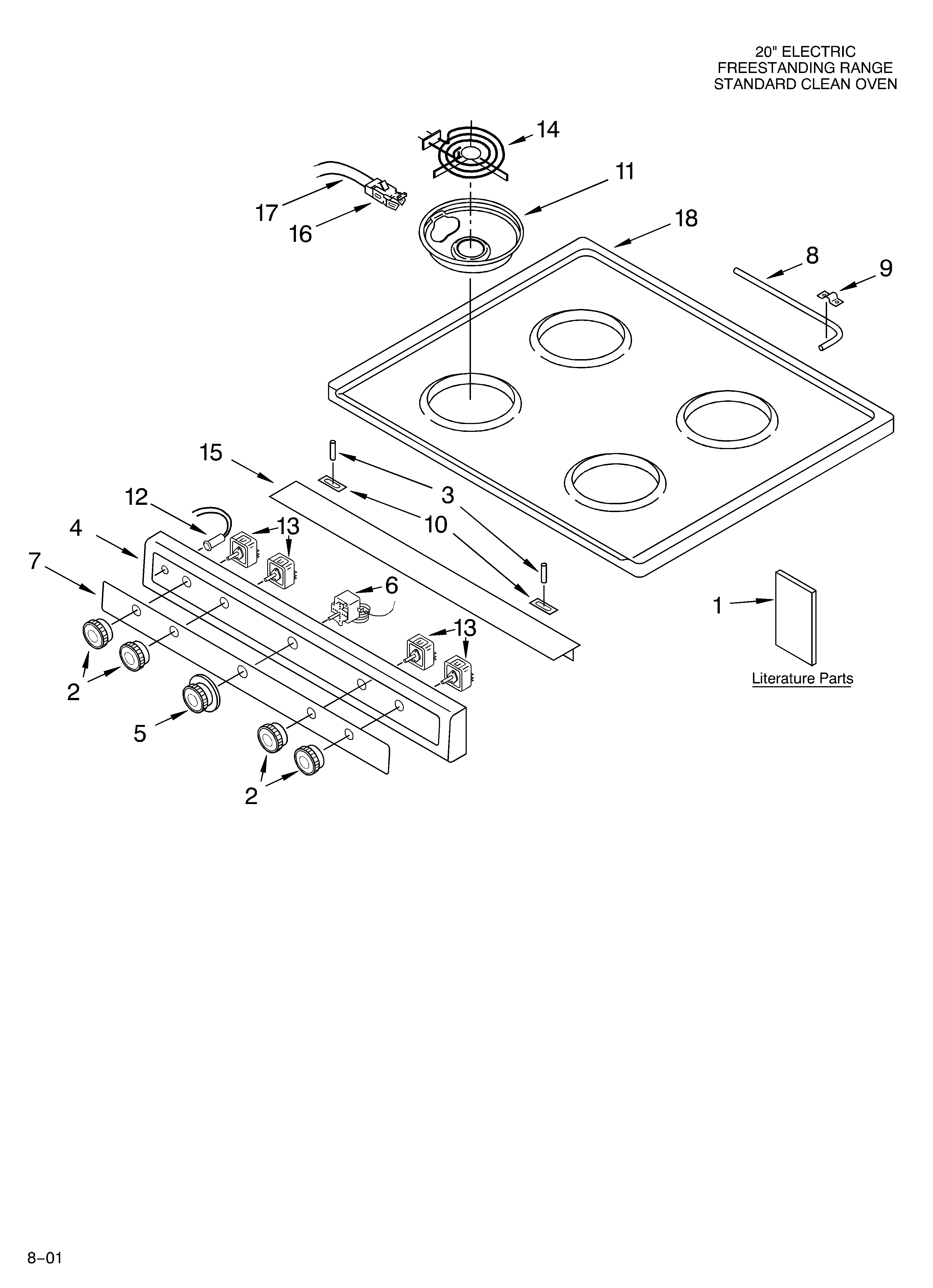 Cooktop/literature