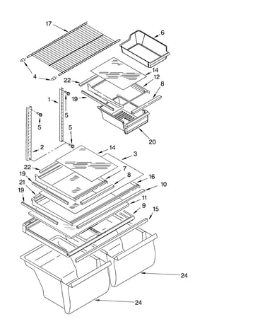 Shelf/optional
