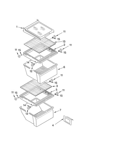Refrigerator shelf