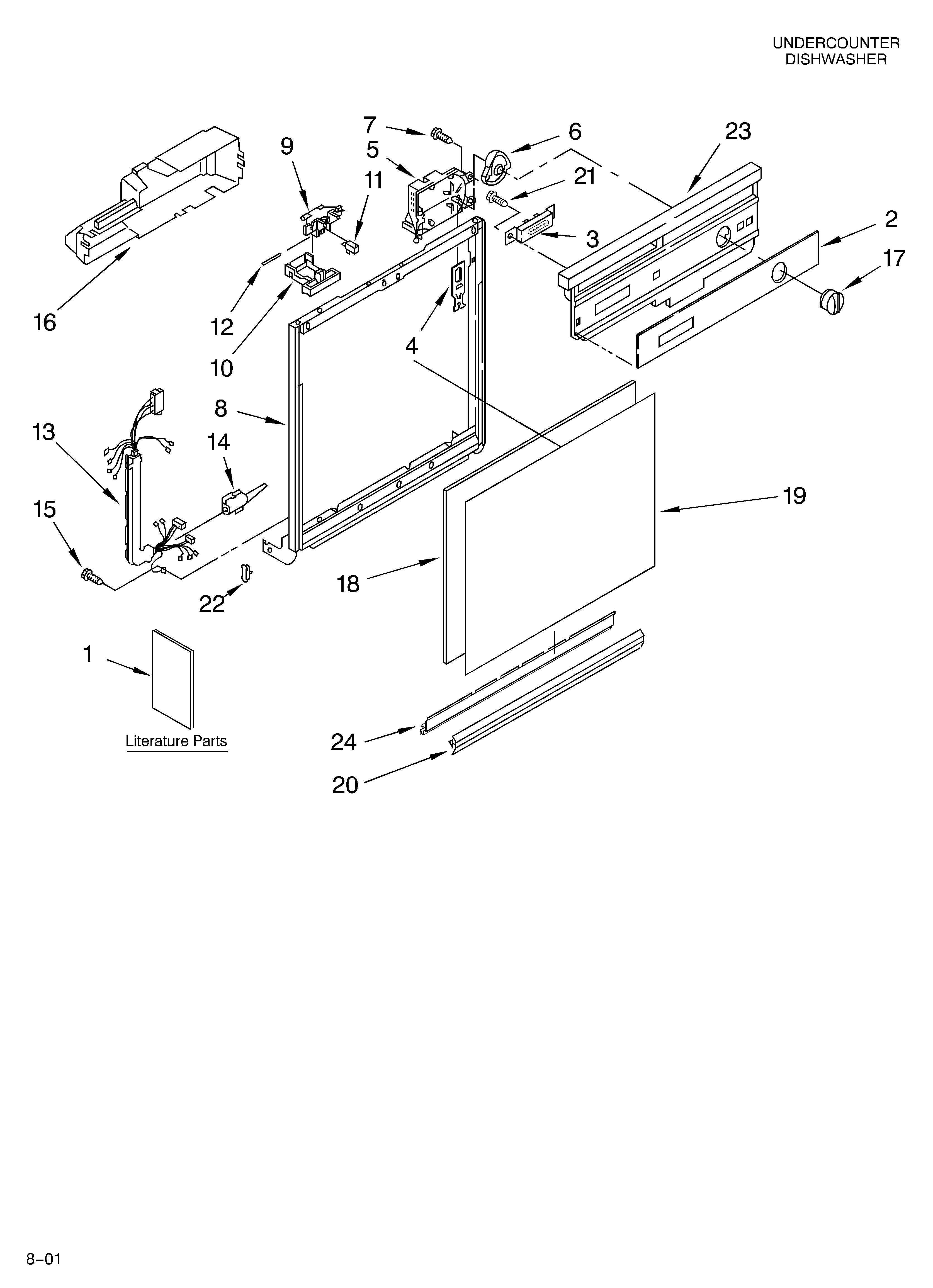 Frame and console/literature