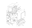 Whirlpool DUL200PKT0 tub assembly diagram