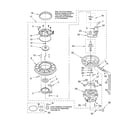 Whirlpool DU950PWKQ0 pump and motor diagram
