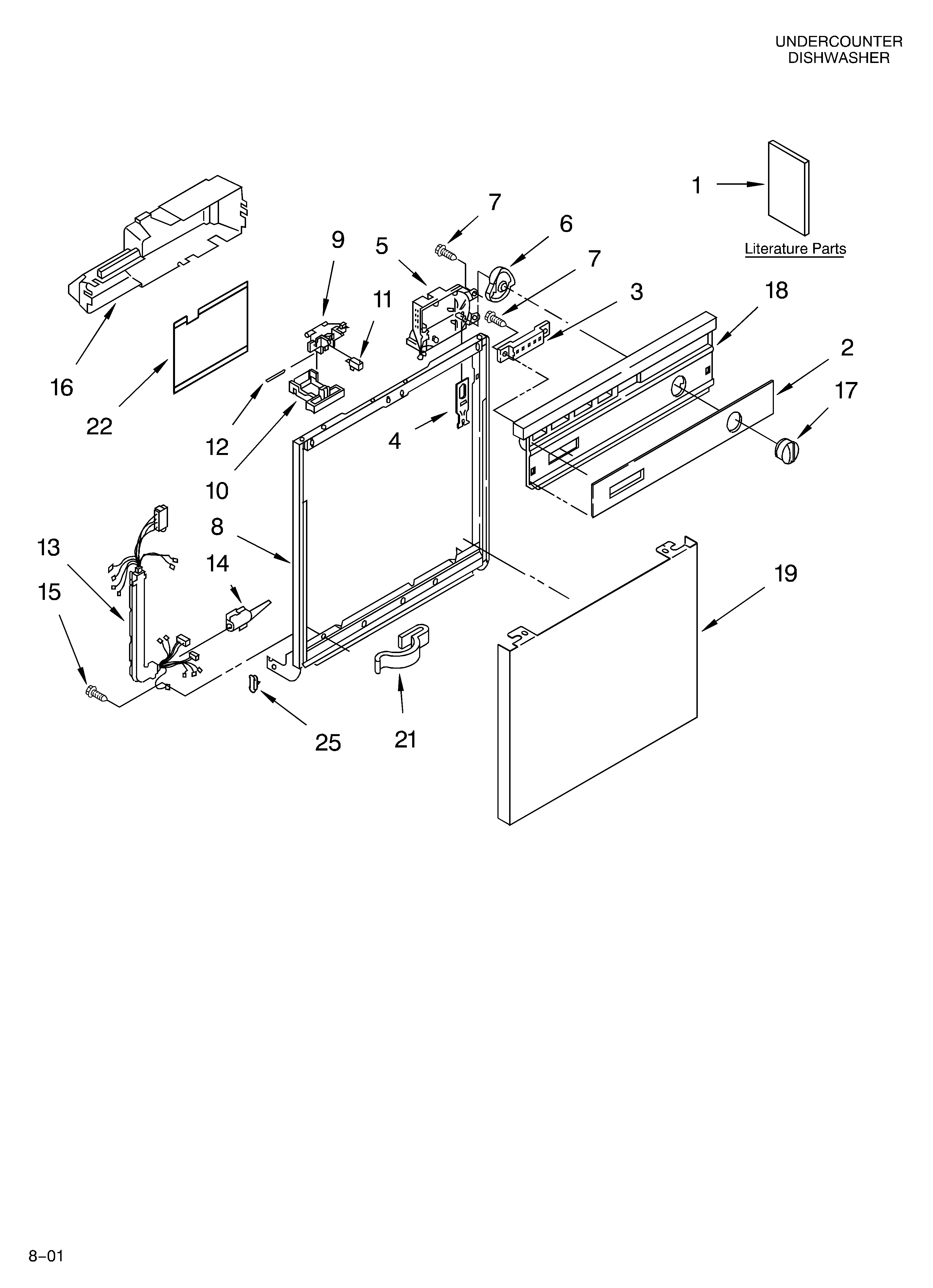 Frame and console/literature