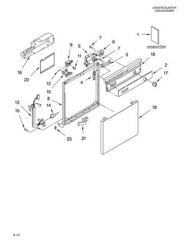 Frame and console/literature