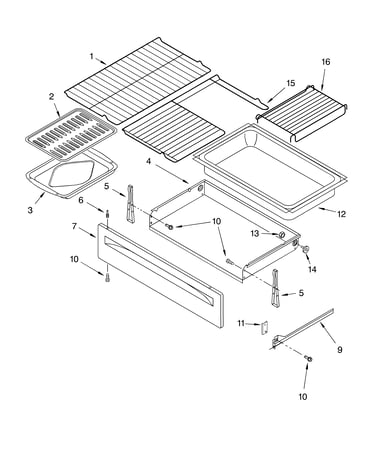Drawer & broiler