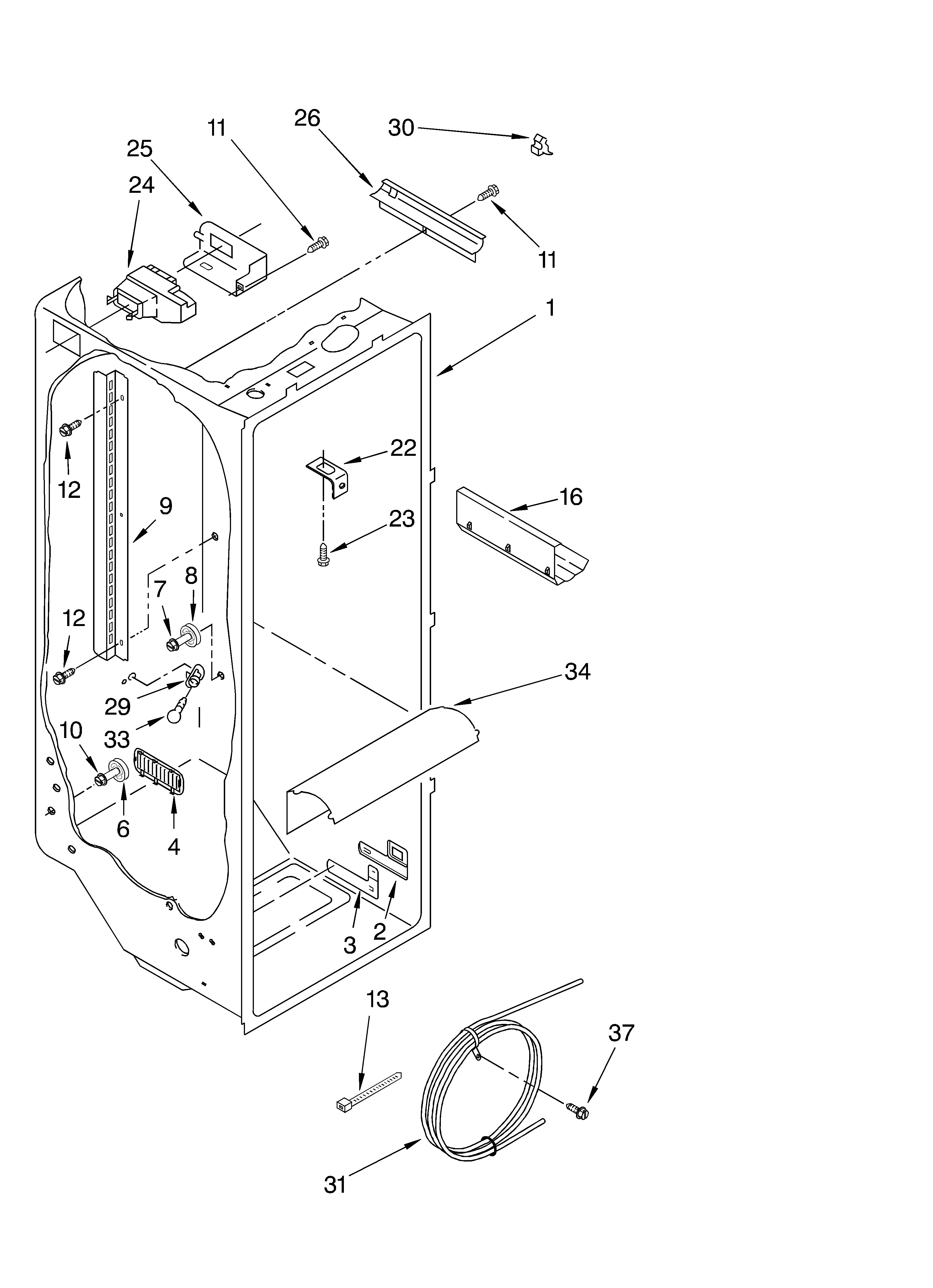 Refrigerator liner