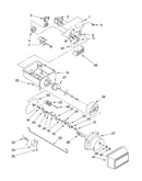 Motor and ice container