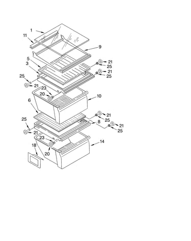 Refrigerator shelf