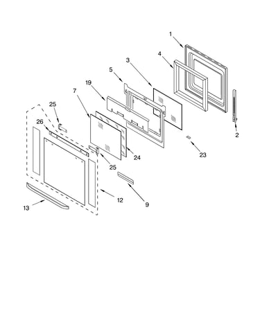 Oven door
