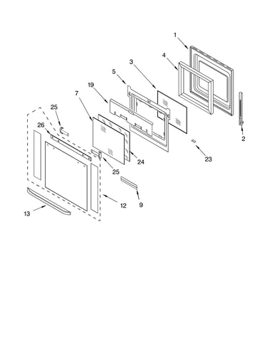 Oven door