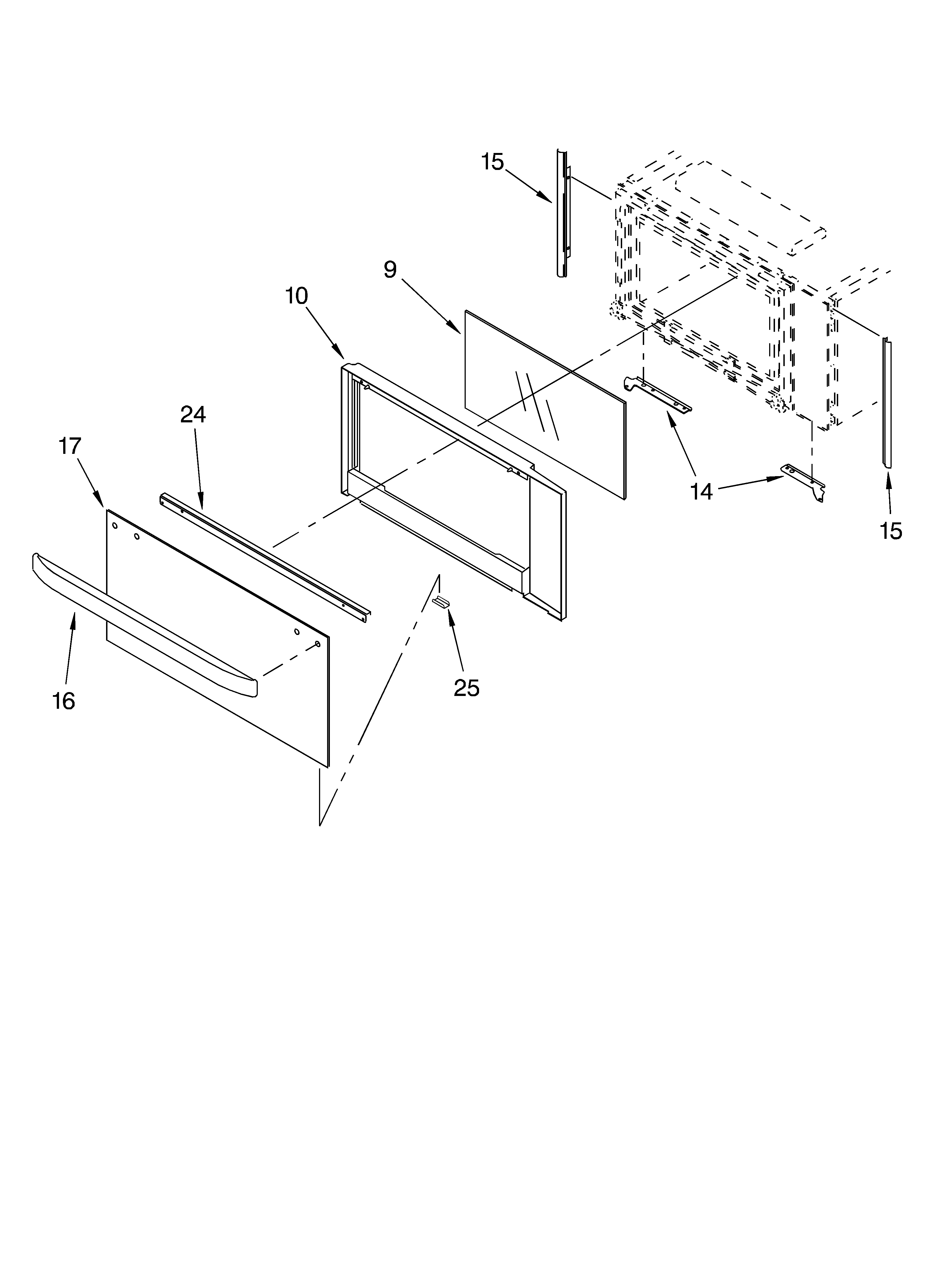 MICROWAVE DOOR