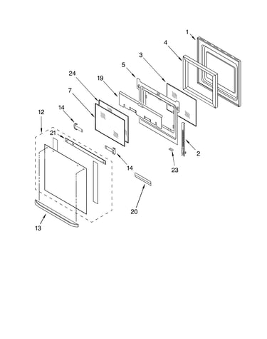 Oven door