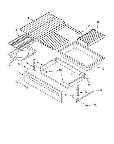 Drawer & broiler