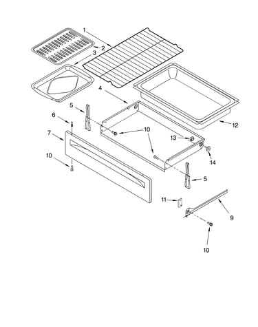 Drawer & broiler