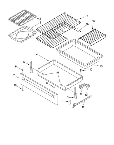 Drawer & broiler