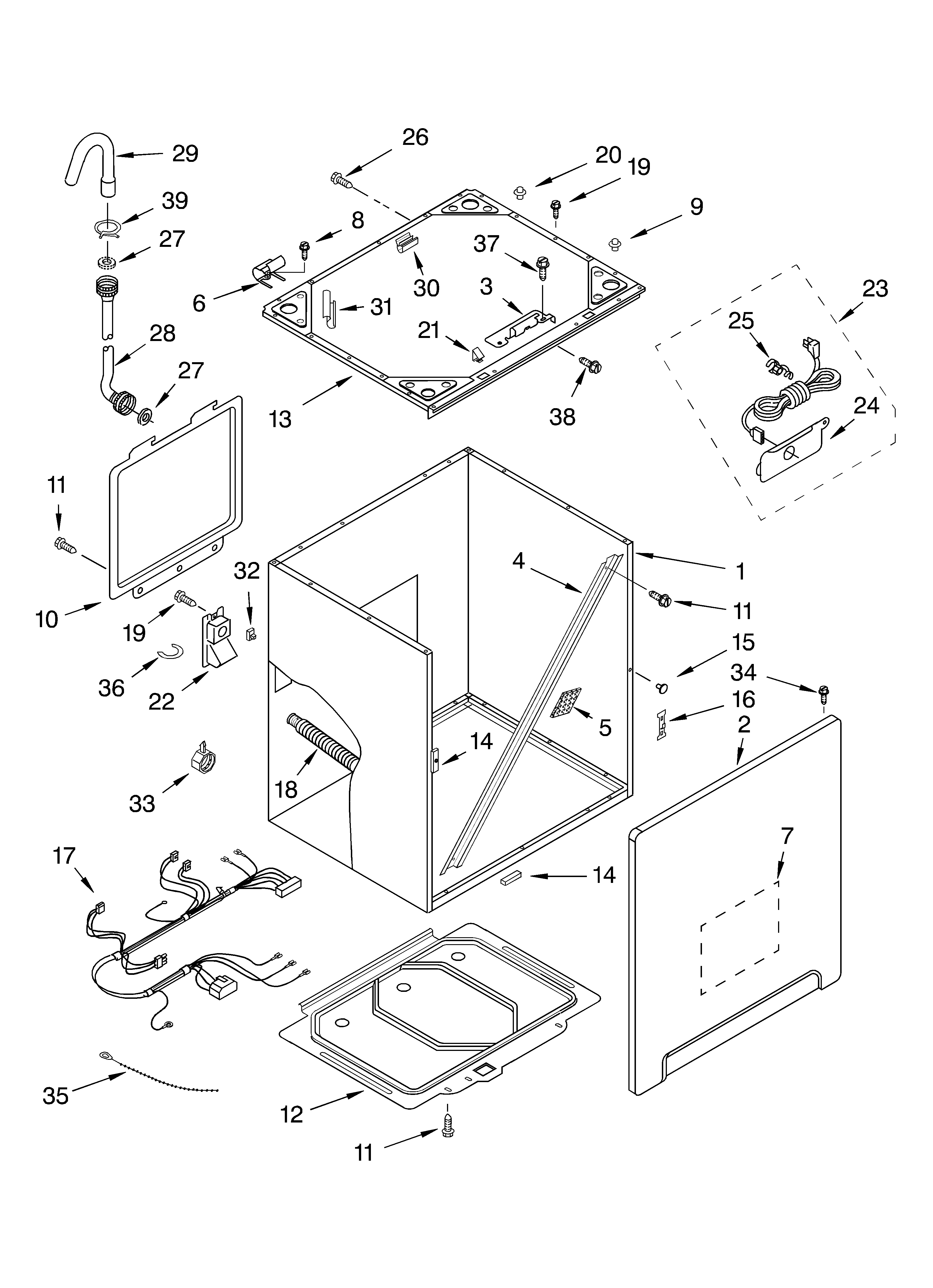 Cabinet & frame