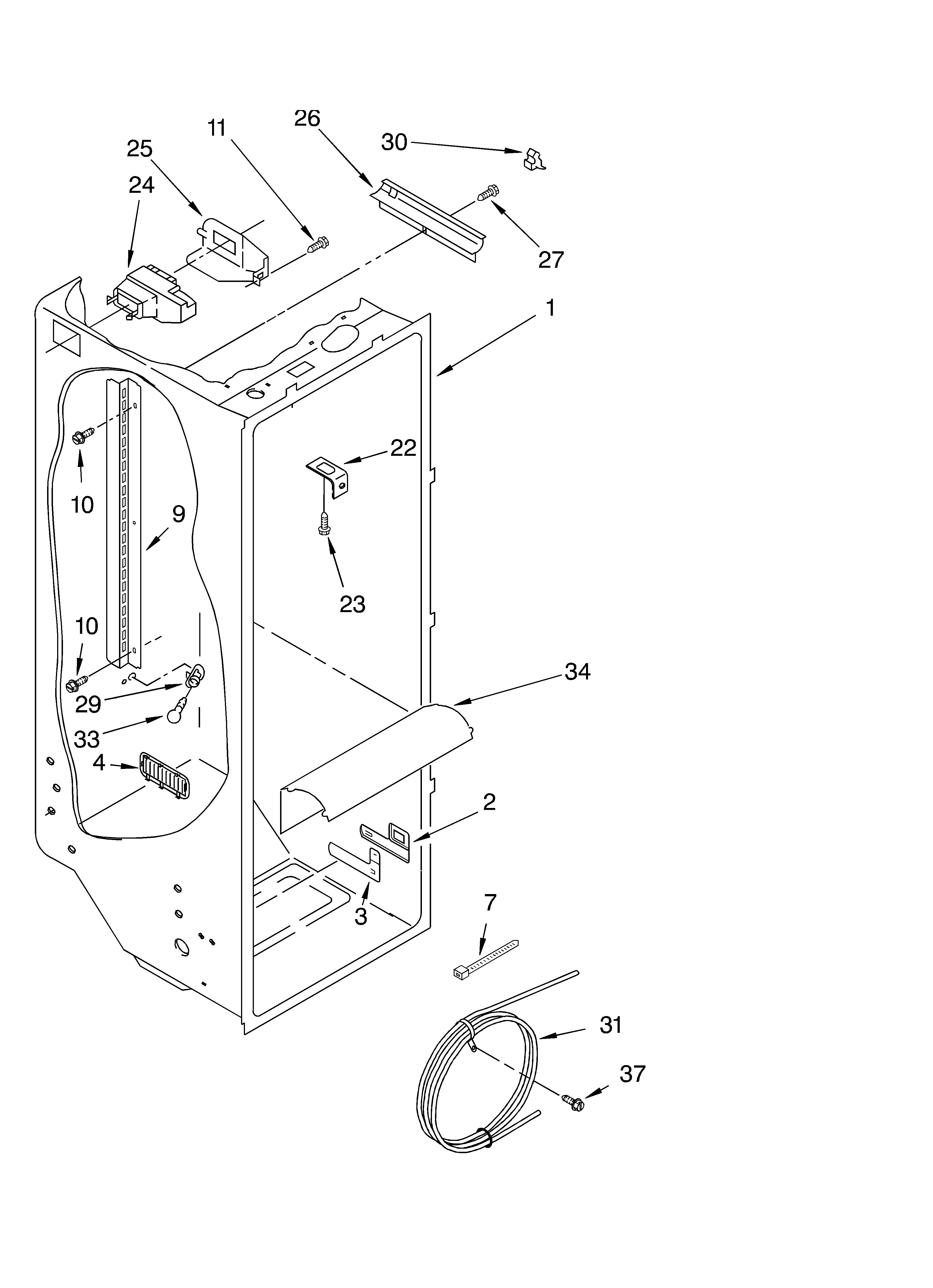 Refrigerator liner