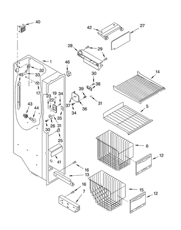 Freezer liner