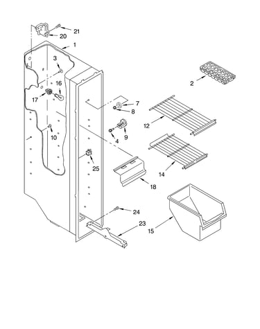 Freezer liner