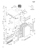 Cabinet liner and door/lit/optional