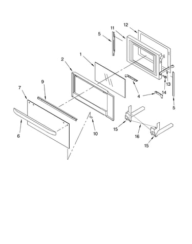 Microwave door