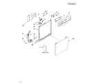 Whirlpool DU945PWKT1 frame and console/literature diagram