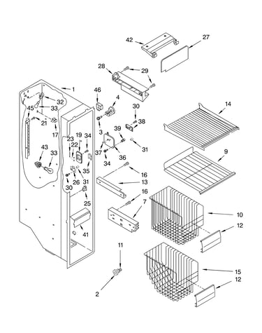 Freezer liner