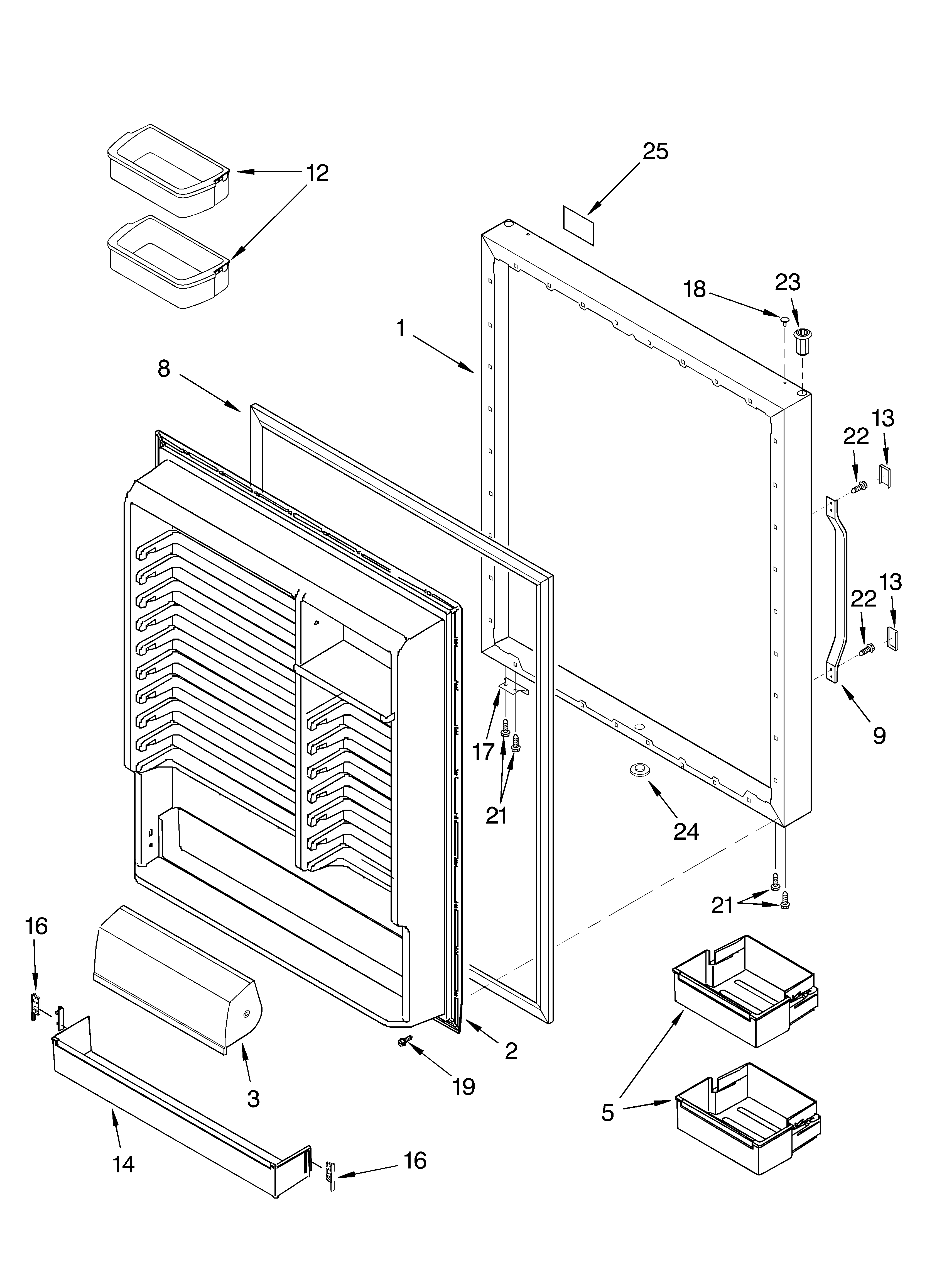 REFRIGERATOR DOOR