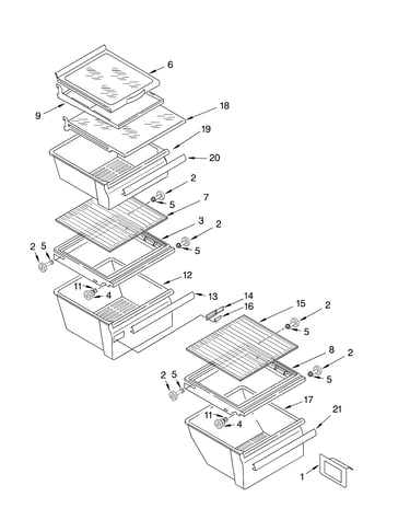 Refrigerator shelf