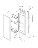 Refrigerator door