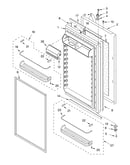 Refrigerator door