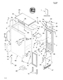 Cabinet liner and door/lit/optional