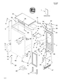 Cabinet liner and door/lit/optional