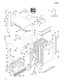 Cabinet liner and door/lit/optional