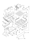 Evaporator, ice cutter grid and water