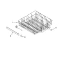Upper rack and track