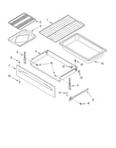 Drawer and broiler