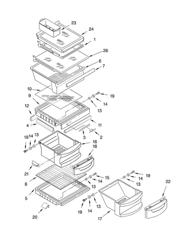 Refrigerator shelf